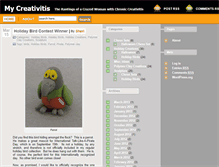 Tablet Screenshot of mycreativitis.com